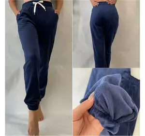 Стильні велюрові штани, № 0170 синій