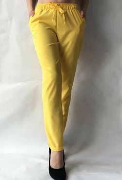 Женские летние штаны, софт №13 желтый