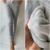 Тёплые трикотажные штаны, № 015 светло-серый