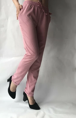 Летние брюки (супер софт, диагональка) , №19 розовый