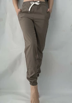 Батальные женские летние штаны, софт №103 серо-коричневый