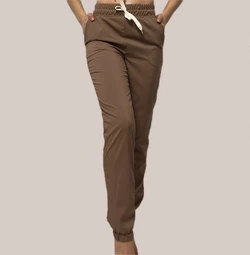 Батальные женские летние штаны, софт №103 темний беж