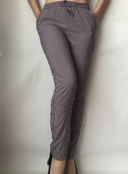 Женские летние штаны N°17 П (синяя с розовым)