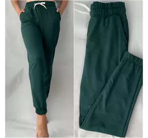Стильные трикотажные штаны, № 160 темно зеленый