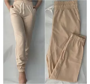 Женские летние штаны, софт №103 кремовый