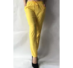 Женские летние штаны, софт №13 желтый