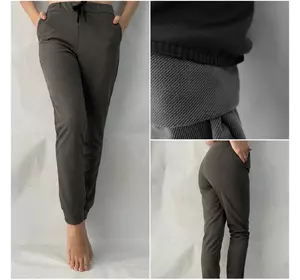 Стильные женские брюки  № 147 серый