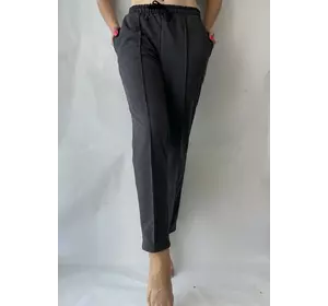 БАТАЛЬНЫЕ трикотажные штаны, № 180 темно-серый