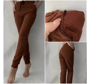 Стильные женские брюки  № 147 коричневый