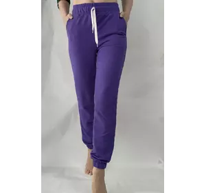 БАТАЛЬНЫЕ трикотажные штаны, № 160 фиолетовый
