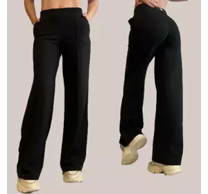 Жіночі широкі штани з стрілками мод. 96 чорні